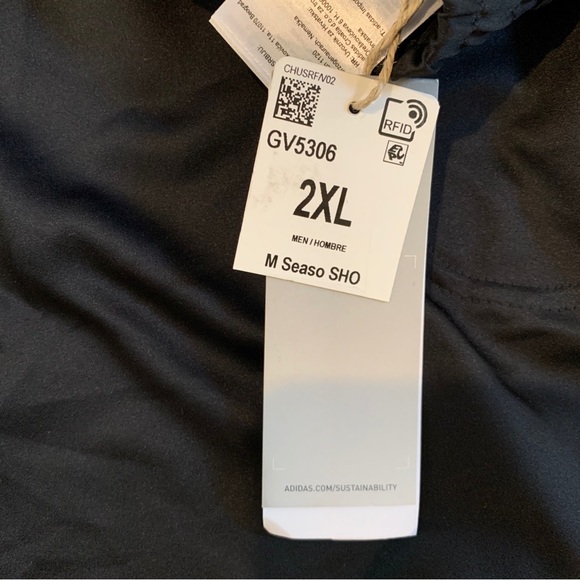 Adidas AEROREADY DESIGNED TO MOVE SPORT SHORTS Black Men’s 2XL NWT - Picture 5 of 5